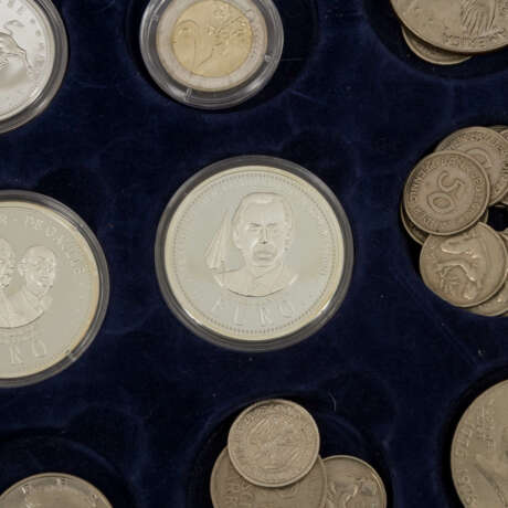 2 Schatullen mit Silbermünzen BRD, - photo 8