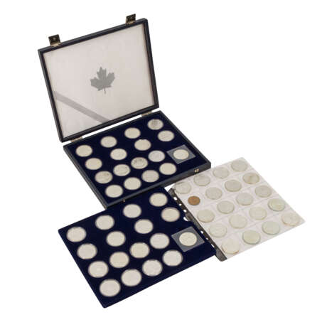 Kanada - Schatulle mit den offiziellen Silbergedenkmünzen, - фото 1