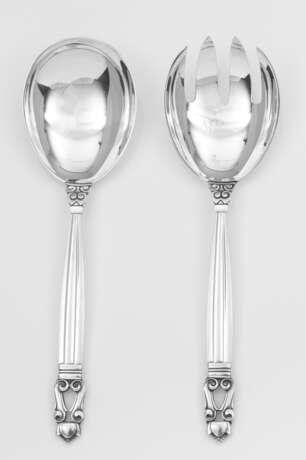 Georg Jensen-Salatbesteck "Acorn" - photo 1