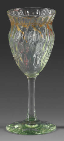 Seltenes Jugendstil-Kelchglas von Gallé - photo 1