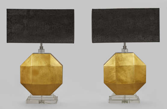 Paar große, dekorative Tischlampen - Foto 1