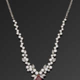 Hochfeines Rubin-Diamantcollier - photo 1