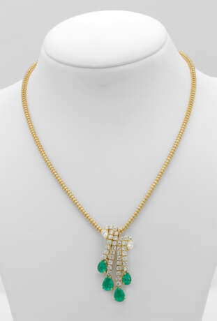 Glamouröses kolumbianisches Smaragd-Collier - Foto 1