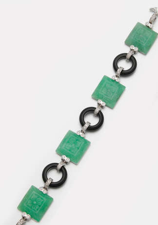 Jade-Armband im Art Déco-Stil - photo 1