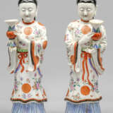 Paar chinesische Figuren-Leuchter - Foto 1