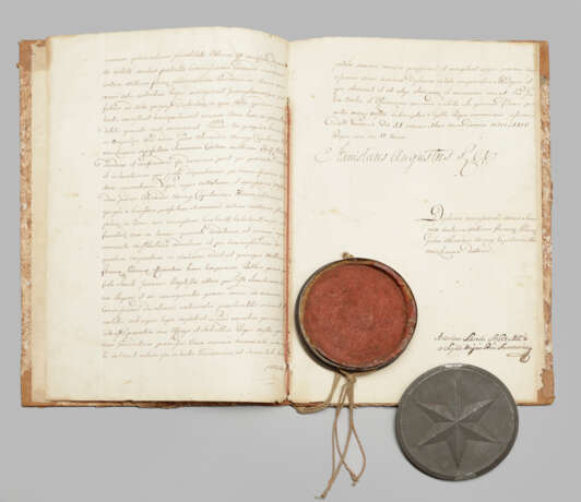 Urkunde von König Stanislaus II. August Poniatowski für - Foto 1