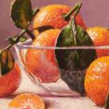 Tangerines Stretched canvas Oil Realism Still life Russia 2020 - photo 2