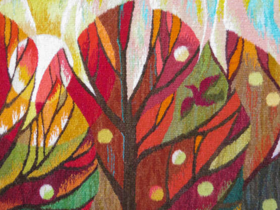 Яблоневый сад (уменьшенная) Wool Tapestry Ukraine 2021 - photo 7