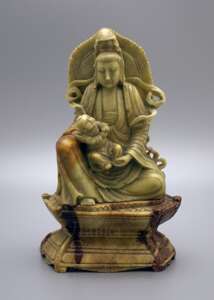 Буддистская статуэтка, мыльный камень