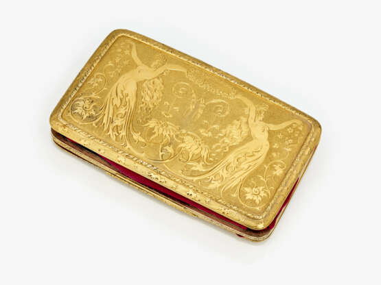 Geldbörse in Form einer prächtigen Golddose - Paris oder London, um 1843 - фото 2