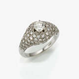 Ring mit Brillant und Achtkantdiamanten - - фото 1