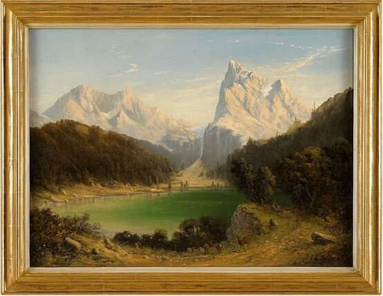 „Alpine Seenlandschaft Westeuropa 1878“ - Foto 1