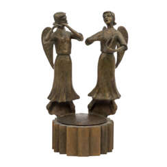 ROMANG, WERNER (Bildhauer 20. Jh.), "Paar musizierende Engel",