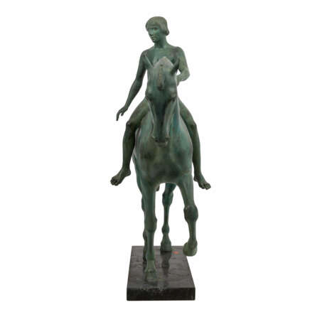 VOLKMANN, Arthur, ATTRIBUIERT / NACH (1851-1941), "Jüngling zu Pferd", - Foto 2