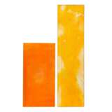 LISCHER, MAX (Künstler 20./21. Jh.), PAAR abtrakte Kompositionen "Gelb" und "Orange", - photo 1