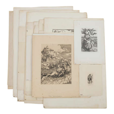 KONVOLUT ca. 37 Faksimile der Reichsdruckerei Berlin, nach Albrecht Dürer, Rembrandt u.a., - фото 1