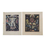 GITZINGER, PETER (1899-?), 2 Szenen aus dem Christusleben, 1931, - Foto 1