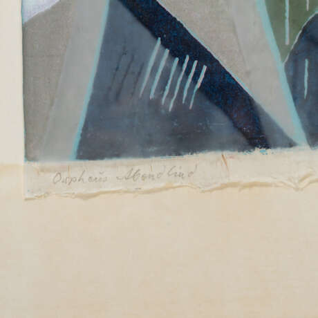 MÜLLER-LANDAU, ROLF (1903-1956), Triptychon "Morgen - Mittag (Euphorie) - Orpheus Abendlied", - Foto 4