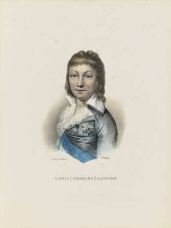 Jean-Baptiste Mauzaisse - ''Louis XVI'', ''Marie Antoinette'', ''Louis (Charles) Dauphin'' - Foto 3