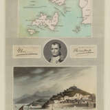 Robert Bowyer - Porträt Napoleon Bonapartes - Karte der Insel Elba und Blick auf Porto Ferrajo - фото 1