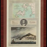 Robert Bowyer - Porträt Napoleon Bonapartes - Karte der Insel Elba und Blick auf Porto Ferrajo - photo 2