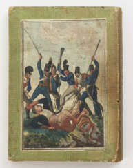 Zinn-Steck-Taler mit Darstellungen der Herrschaft der Hundert Tage und Waterloo - Deutschland, um 1815