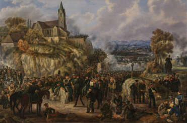 Johann Baptist Pflug - Das Gefecht bei Souffelweyersheim im Elsaß am 25. Juni 1815 zwischen den alliierten Truppen und der napoleonischen Armee
