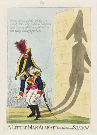 England 1803 - ''A little man alarmed at his own shadow'' - photo 1
