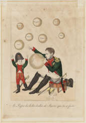 Frankreich 1814 - ''Ah Papa les belles bulles de Savon que tu as faites.''