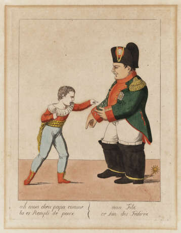 Frankreich Juni 1815 - ''ah mon dieu papa comme tu es Rempli de poux / mon Fils ce son[t] des Fédérés'' - фото 1