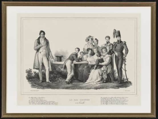 Alexandre-Evariste Fragonard - ''LE ROI CITOYEN et sa Famille'' - photo 2