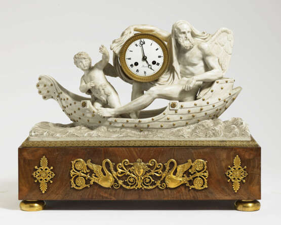 Pendule ''L´ Amour fait passer le Temps'' - Paris, um 1820, u. a. vermutlich Porzellanmanufaktur NAST - фото 1