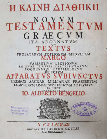 Biblia graece. - photo 1