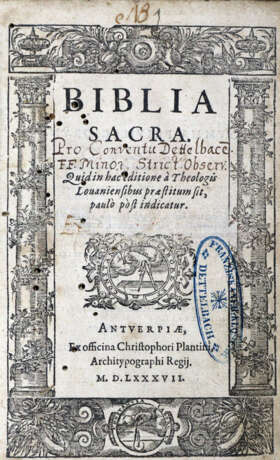 Biblia latina. - Foto 1