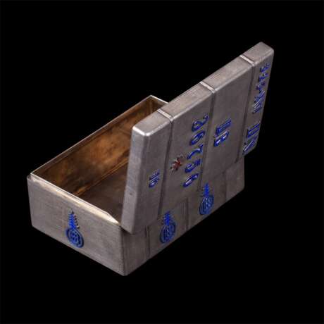 Сигарная коробка в виде дорожного сундука - фото 3