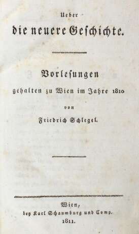Schlegel, F.v. - фото 1