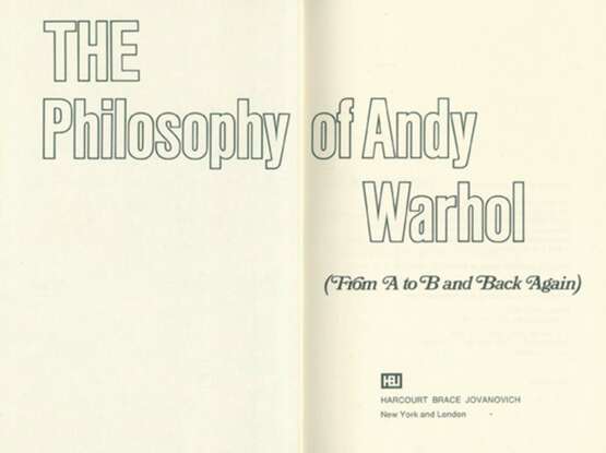 Warhol, A. - photo 1