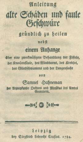 Hahnemann, S. - Foto 1