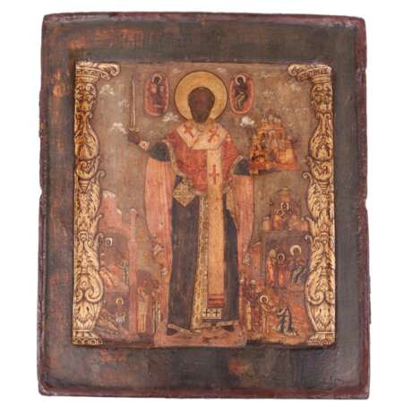 Икона Святой Николай Чудотворец Мирликийский - фото 7
