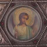 Редкая икона «Святой Ангел Хранитель» в футляре - фото 5