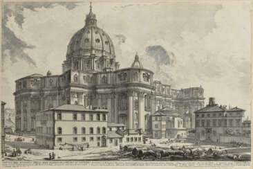 Veduta dell'Esterno della Gran Basilica di S. Pietro in Vaticano
