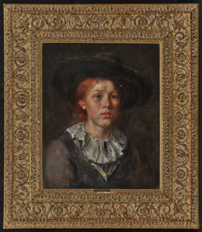 Bildnis einer jungen Frau mit Hut - фото 2