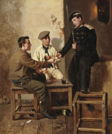 Soldat und Kartenspieler - Foto 1