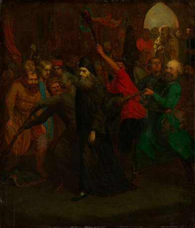 Mitropolit Philip II Being Expelled from the Church by Ivan the Terrible on 8 November 1568 - фото 1
