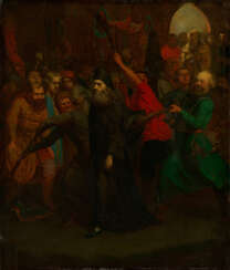 Mitropolit Philippe II étant expulsé de l&#39;Église par Ivan le Terrible le 8 novembre 1568