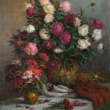 Still Life with Peonies and Carnations - Foto 1