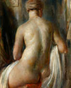 Vera Rockline. Seated Nude