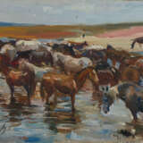 Horses at the Watering Hole - photo 1