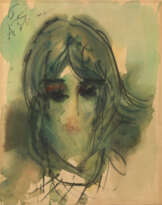 Female Portrait in Green