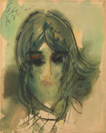 Female Portrait in Green - Foto 1